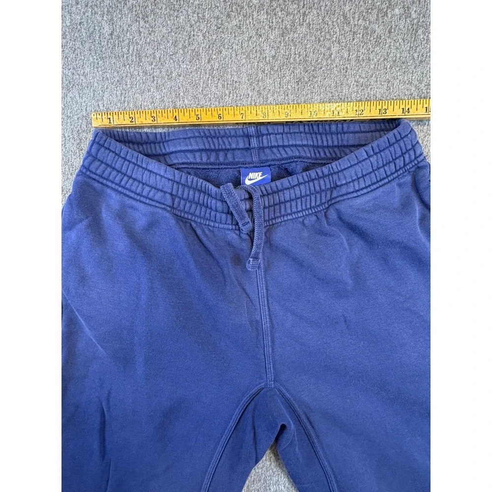 Nike Club Fleece Sweatpants Mens Medium Blue Joggers Casual Sportswear 826424